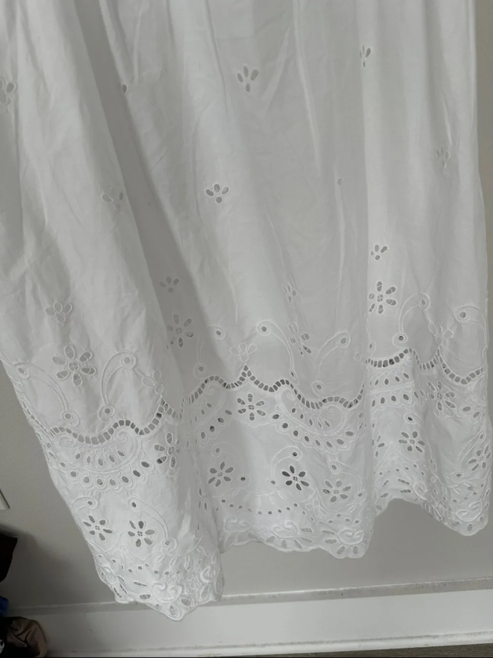 NWT Stunning Talbots White Eyelet Midi Dress - Picture 13 of 16